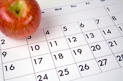 Calendar-with-apple