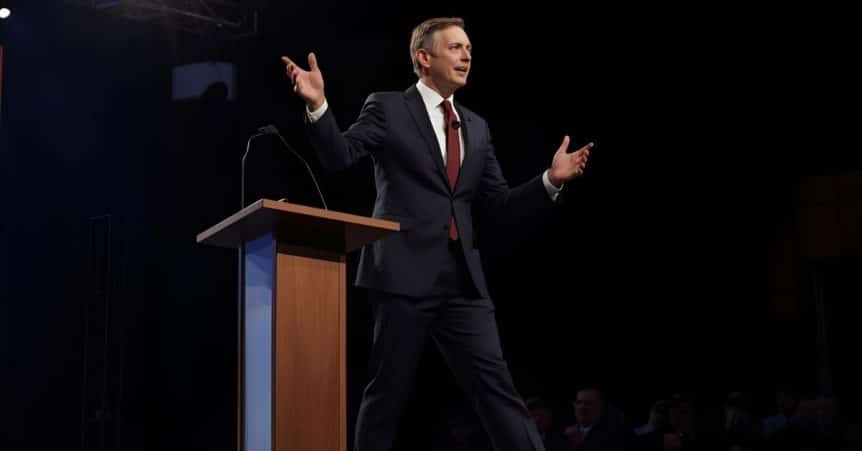 Why Great Speakers Step Out from Behind the Lectern by Peter Dhu